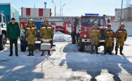 в Смоленске прошел смотр готовности сил и средств к пожароопасному сезону - фото - 1