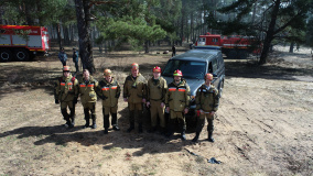лесопожарная служба приняла участие во Всероссийских командно-штабных учениях - фото - 1