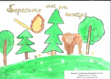 Конкурс детского рисунка "Защитим лес от огня" - 2