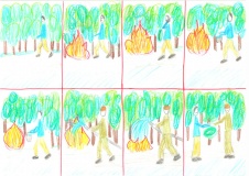 Конкурс детского рисунка "Защитим лес от огня" - 11