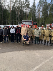 лесные пожарные приняли участие в военно-патриотической смене - фото - 1